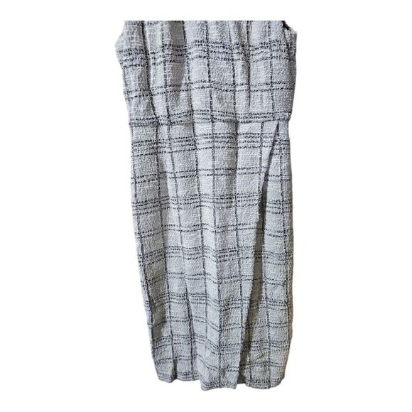 BANANA REPUBLIC Textured Window Pane Dress - Size 0 - Picture 4 of 9